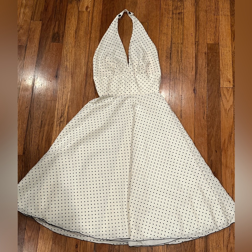 Black & White Polka Dot Dress - Size 2